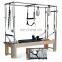 Commercial Home Use Fitness Pilates Reformer Equipment Body Balanced Pilates Machine With Full Trapeze Cadillac Pilates Reformer