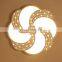 Factory hot sales romantic warm living room LED ceiling lamp lights bedroom modern simple restaurant lights