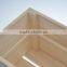 Custom logo and color solid pine wooden crate,unfinished wood crates