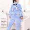 2015 Walsonstyles Cheapest Winter animal Onesie pajamas jumpsuit flannel adult blue stittch pajama