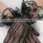 Instyles New White ivory Black Red Lace Beading Fingerless Wedding Glove Bridal Glove