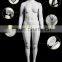 plus size male mannequin movable mannequin ghost mannequins GH14