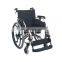 Medical equipment manual folding used  wheelchair price with elevating footrest