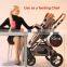 one hand folding baby set bike trailer  stroller 4 in 1