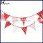 Cotton Mix Bunting 12 Flags, Christmas New Year Home Decoration PL018