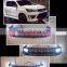 red front grille for hilux revo 2016 with LED daytime running light