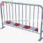 Galvanized Steel Temporary Fence Event Crowd Control Barrier Road Fence