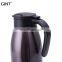 modern hiking portable sample outdoor beer metal vintage metal Double wall pump coffee pot stainless steel vacuum thermos flask