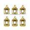 Geometric Mini Metal Black Lantern Wedding Decorative Hanging Candle Lanterns Christmas Indoor Led Lantern