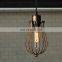 Retro industrial style iron grapefruit cage pendant light for decorate
