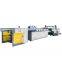 Stop cylinder screen printing machine with UV drying machine and sheet stacker