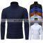 Men's ultra-thin elastic sweater knitted spring and autumn turtleneck