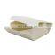 Wholesale luxury ivory color custom logo hamper gift boxes with magnetic lid