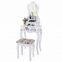 With mirror pretty rose motif Dresser Wall-fixed Dressing Table set