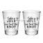 55ml bar borosilicate clear customized logo shot glass cup