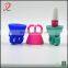 New arrived silicone nail polish holder with ring ,lovely silicone nail polish holder ,nail varnish bottle holder finger ring