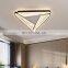 Aluminum Silica Gel Triangle Chandelier Indoor Bedroom Modern LED Indoor Office Hotel Home LED Ceiling Lamp