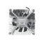 Oem Cpu Cooler 4pin Computer Aluminum 1u Cooler Fan 1155 1156 1150 1151 1200 Cpu Fan