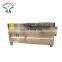 High efficiency stainless steel roller brush type vegetable potato skin peeler cleaning machine