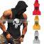 Custom gym tank top tank top with hood stringer tank top men singlet