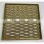 Factory supply durable diamond gold color expanded metal mesh with border