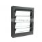 Custom jalousie blinds louvers aluminium aluminum frame glass fixed louver louvre windows for house