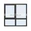 YY home awning window with fixed panel with double glazed for home use