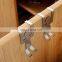 2Pc Stainless Steel Storage Rack for Kitchen Lovers Shaped Hooks Hanger Clothes Towel Home Cabinet Door Hanger Rack Tool