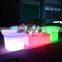 nightclub coffee shop plastic furniture led lighted bar table and chair sofa sets for event outdoor furniture led sofa