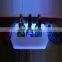 glowing ice bucket champagne ice bucket luminous PE plastic furniture led lighted ice bucket