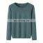 Women's Casual Loose Knit Cashmere Sweater 100% Winter Warm Comfortable Crew Neck with Chinese Style Solid Pattern Front Logo