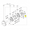 48A17-08100 Head Washer Coupling 48251-00900 F1035-14085 48251-11400  48C17-12201 48251-42018 Suit For Mitsubishi S6R S6R2 S12R