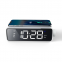 Standard Fast Charging Stand 15W 3 in 1 Multi Function Wireless Phone Charger with LED Night Light Alarm Wireless Charger