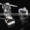 Unique Solid Acrylic block Pen Holder Clear Acrylic Pen Holder