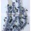 Spiders And Bats Shape Tinsel, White And Black Tinsel For Halloween Decoration