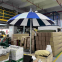 Pagoda shape parasol, new parasol for garden and beach, custom edge shape