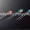 Diffused Green 5mm Oval Led diode 110 / 60 degree viewing angle