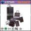 Pvc leather professional cosmetic makeup beauty trolley case rolling trolley case
