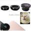 Wolesale 3 In 1 mirror Mobile Phone light button car Camera fish eye lens