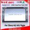 Wecaro Android 4.4.4 WIFI 3G car gps navigation for Chery A3 car dvd player android with bluetooth