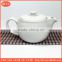 porcelain tea pot Customized plain white ceramic porcelain tea pot & kettle and saucer High temperature porcelain