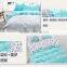 100% cotton 4 PCS bedding sets duvet cover, pillowcases and flat sheet.