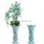Lilly painting vase wholesale , ceramic flower vase , flower vase for living room decoration JHF14-2296A