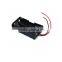 2 x AA Size Cell (UM-3*2) Black Plastic Battery Holder Box 3V Case With Wire Lead