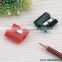 school kids use plastic fancy pencil sharpener