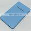 4000mAh external battery PU power bank for mobile phone