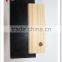 Wooden handle scraper with rubber blade