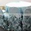 Wedding Tablecloth, Handmade Table Cloth,satin Ruffled Tablecloth