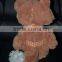 stuffed Mommy fox plush toy with baby in sling orange carrier