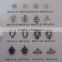Factory Popular Gold & Silver 3D UV Gel Mental Slice Nail Art Decoration Fashion Japanese Nail Art Jewelry Supplies